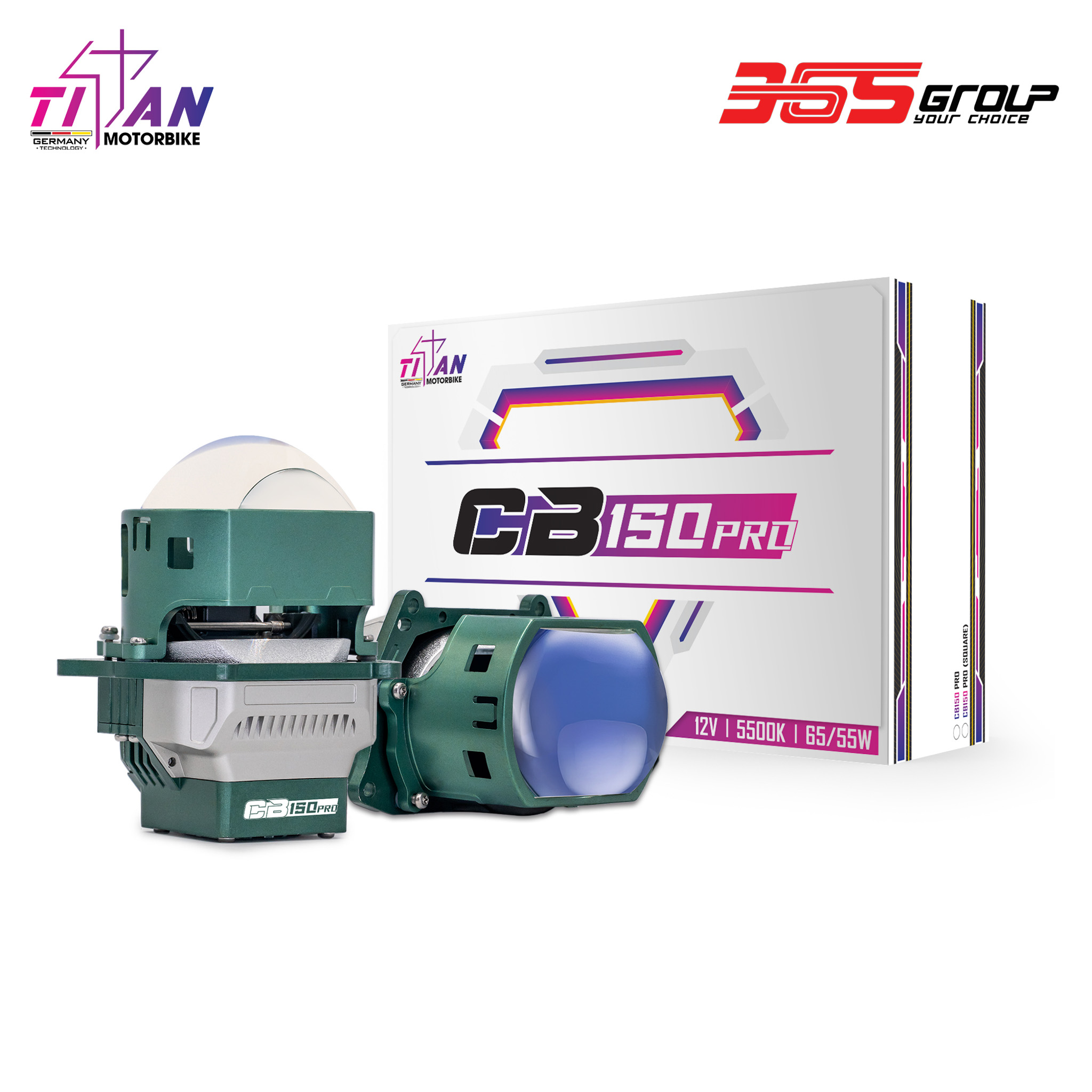 BI LED TITAN MOTO CB150 PRO SQUARE